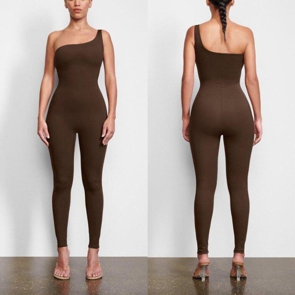 SKIMS one shoulder jumpsuit